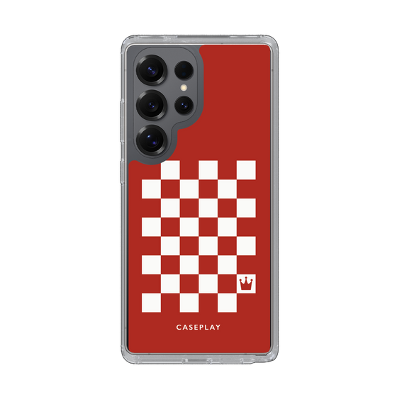 Slim Protection Case［ Racing Checkered Flag Red ］