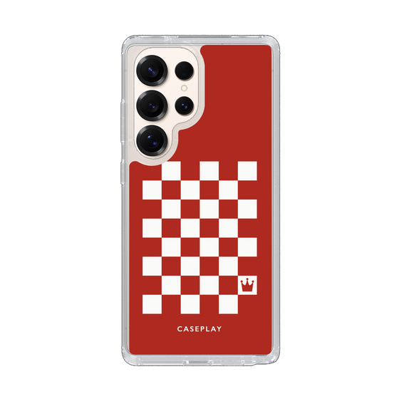 Slim Protection Case［ Racing Checkered Flag Red ］