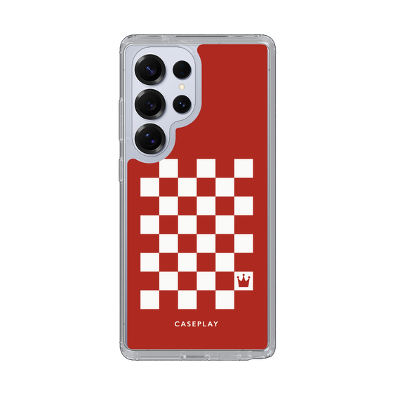 Slim Protection Case［ Racing Checkered Flag Red ］
