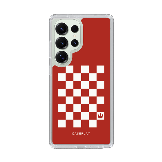 Slim Protection Case［ Racing Checkered Flag Red ］