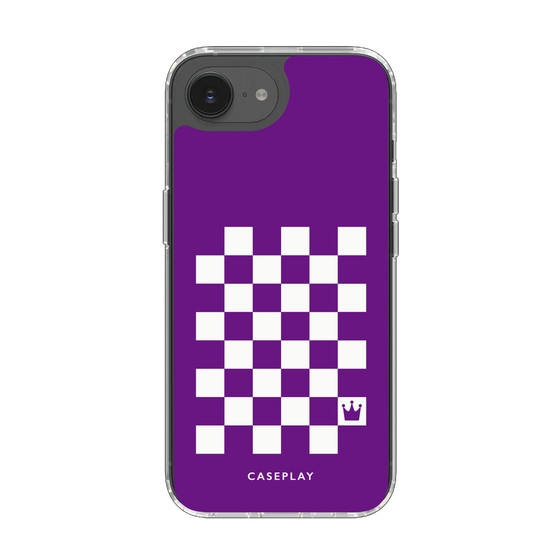 Slim Protection Case［ Racing Checkered Flag Purple ］