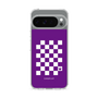 Slim Protection Case［ Racing Checkered Flag Purple ］