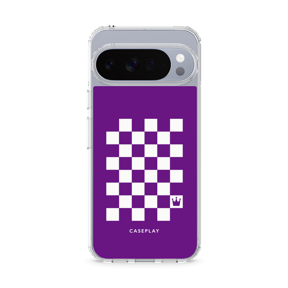 Slim Protection Case［ Racing Checkered Flag Purple ］