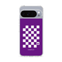 Slim Protection Case［ Racing Checkered Flag Purple ］