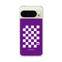 Slim Protection Case［ Racing Checkered Flag Purple ］