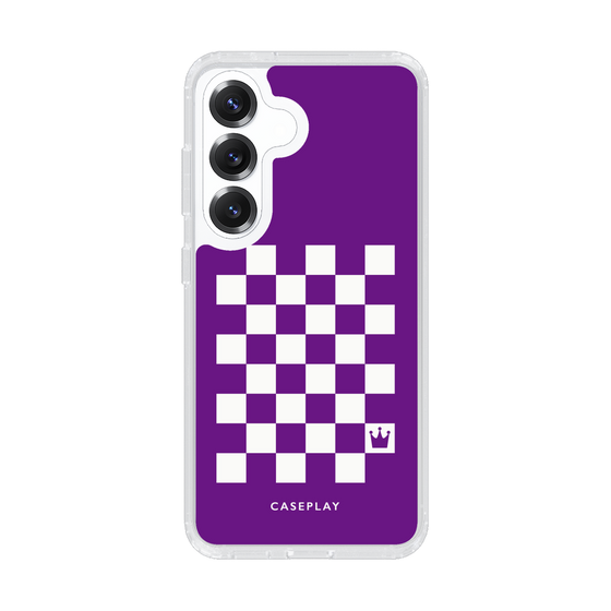 Slim Protection Case［ Racing Checkered Flag Purple ］