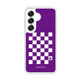 Slim Protection Case［ Racing Checkered Flag Purple ］