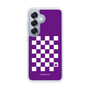 Slim Protection Case［ Racing Checkered Flag Purple ］
