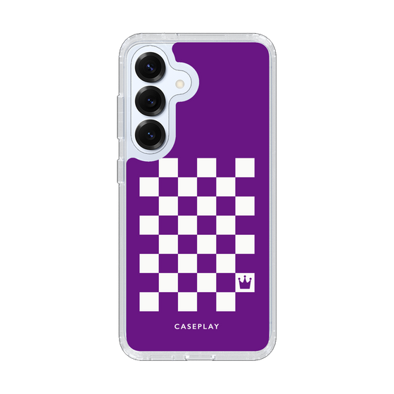 Slim Protection Case［ Racing Checkered Flag Purple ］