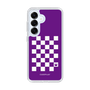Slim Protection Case［ Racing Checkered Flag Purple ］