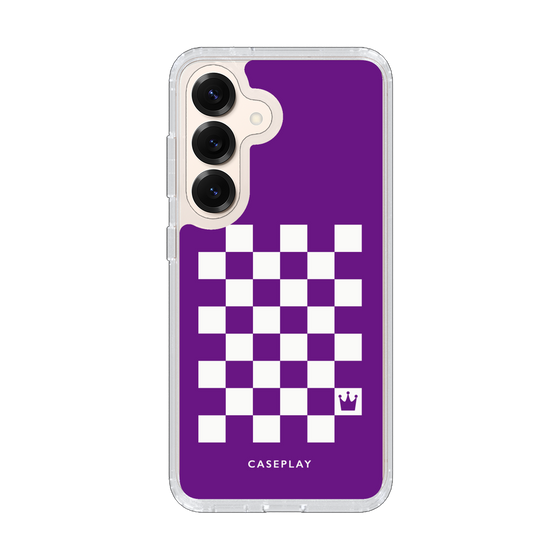 Slim Protection Case［ Racing Checkered Flag Purple ］