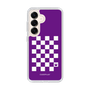 Slim Protection Case［ Racing Checkered Flag Purple ］
