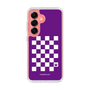 Slim Protection Case［ Racing Checkered Flag Purple ］
