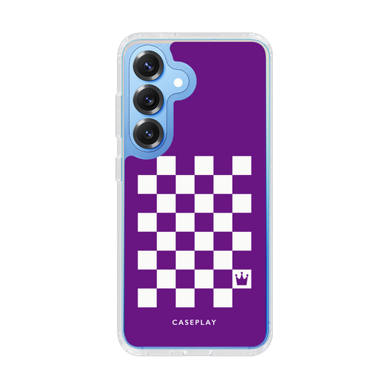 Slim Protection Case［ Racing Checkered Flag Purple ］