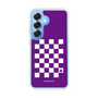 Slim Protection Case［ Racing Checkered Flag Purple ］