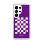 Slim Protection Case［ Racing Checkered Flag Purple ］