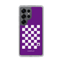 Slim Protection Case［ Racing Checkered Flag Purple ］