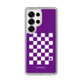 Slim Protection Case［ Racing Checkered Flag Purple ］