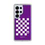 Slim Protection Case［ Racing Checkered Flag Purple ］