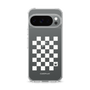 Slim Protection Case［ Racing Checkered Flag White ］