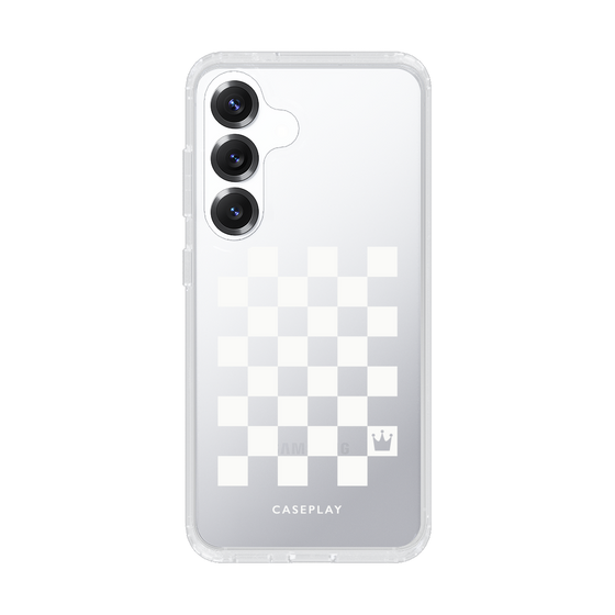 Slim Protection Case［ Racing Checkered Flag White ］
