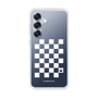Slim Protection Case［ Racing Checkered Flag White ］