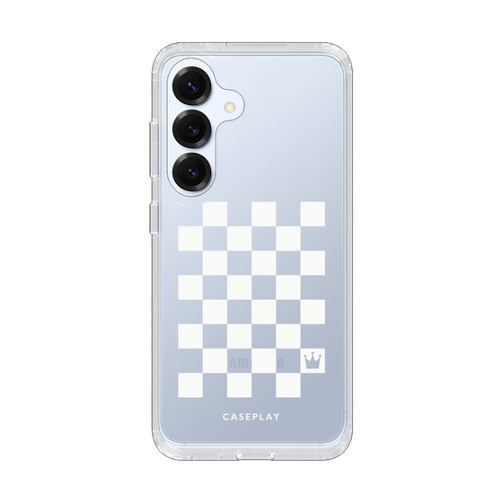 Slim Protection Case［ Racing Checkered Flag White ］
