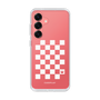 Slim Protection Case［ Racing Checkered Flag White ］