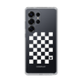 Slim Protection Case［ Racing Checkered Flag White ］