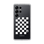 Slim Protection Case［ Racing Checkered Flag White ］