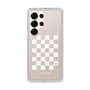 Slim Protection Case［ Racing Checkered Flag White ］