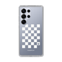 Slim Protection Case［ Racing Checkered Flag White ］