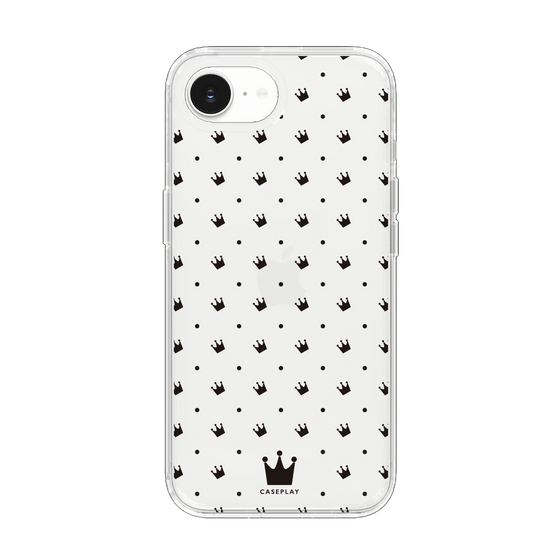 Slim Protection Case［ CASEPLAY Crown dots Black ］