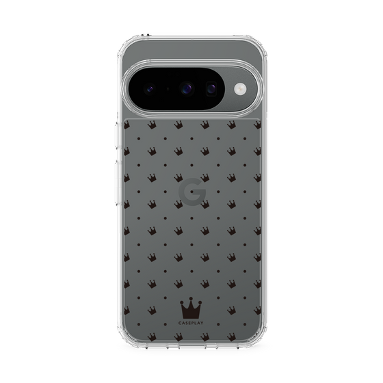 Slim Protection Case［ CASEPLAY Crown dots Black ］