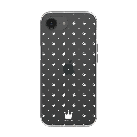 Slim Protection Case［ CASEPLAY Crown Dots White ］