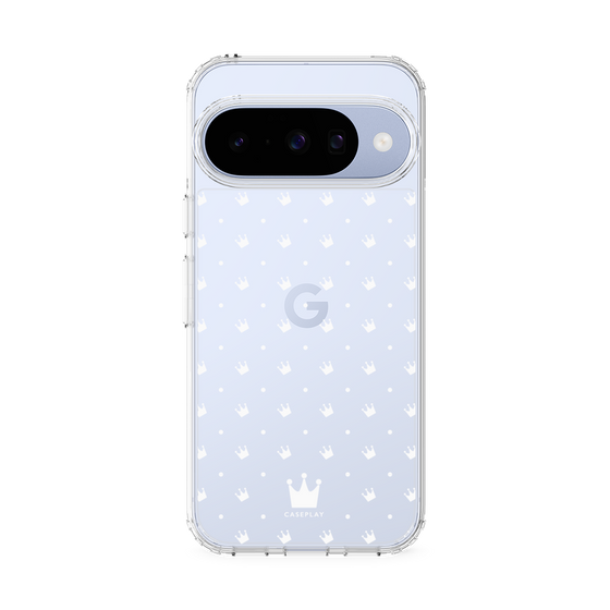 Slim Protection Case［ CASEPLAY Crown Dots White ］