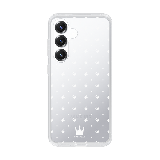 Slim Protection Case［ CASEPLAY Crown Dots White ］