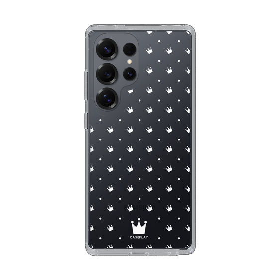 Slim Protection Case［ CASEPLAY Crown Dots White ］