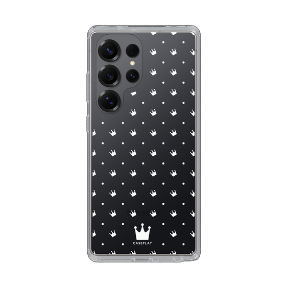 Slim Protection Case［ CASEPLAY Crown Dots White ］