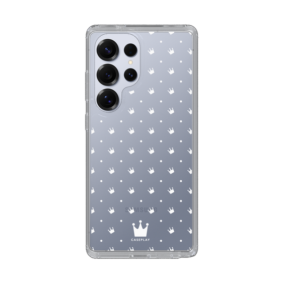 Slim Protection Case［ CASEPLAY Crown Dots White ］