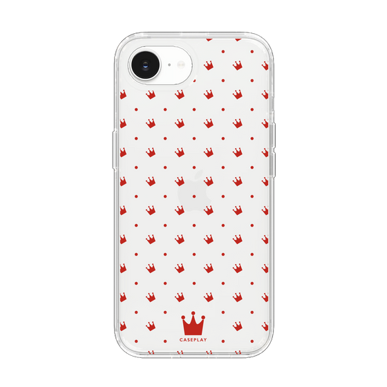 Slim Protection Case［ CASEPLAY Crown Dots Red ］