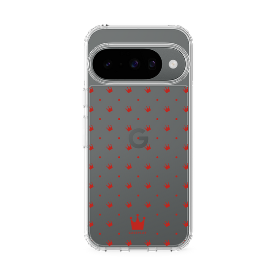 Slim Protection Case［ CASEPLAY Crown Dots Red ］