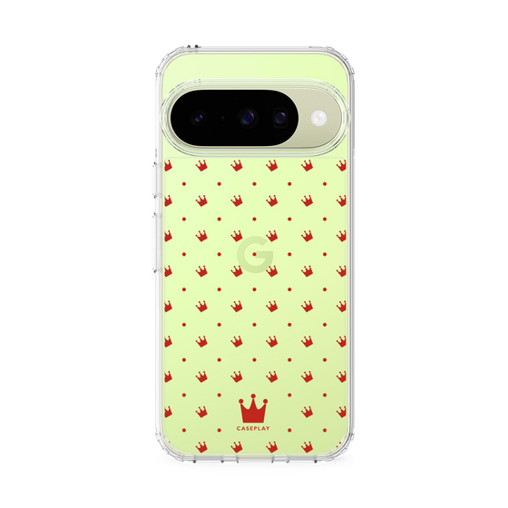 Slim Protection Case［ CASEPLAY Crown Dots Red ］