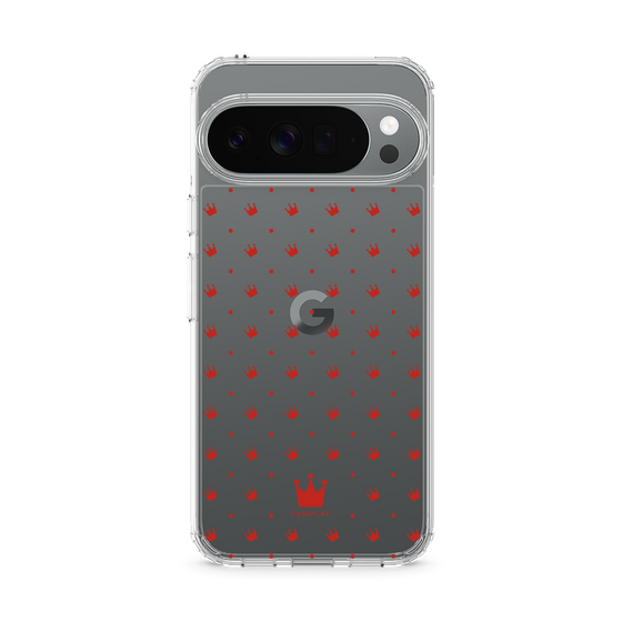 Slim Protection Case［ CASEPLAY Crown Dots Red ］