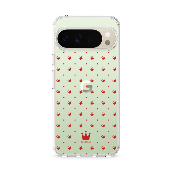 Slim Protection Case［ CASEPLAY Crown Dots Red ］