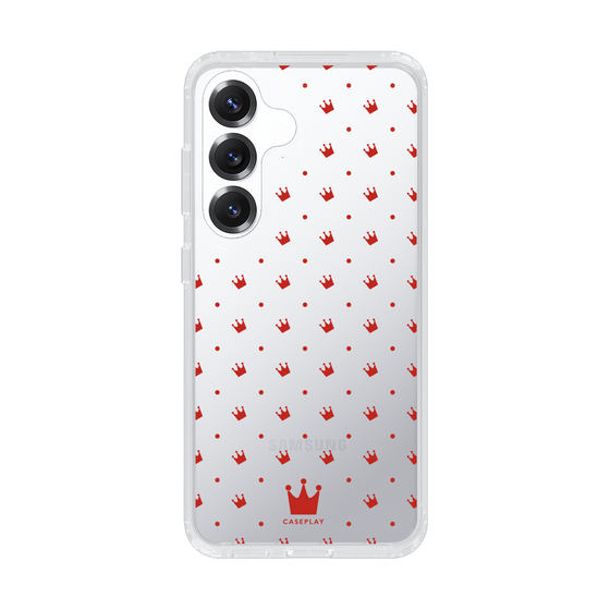 Slim Protection Case［ CASEPLAY Crown Dots Red ］