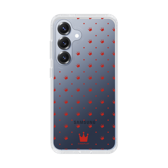Slim Protection Case［ CASEPLAY Crown Dots Red ］