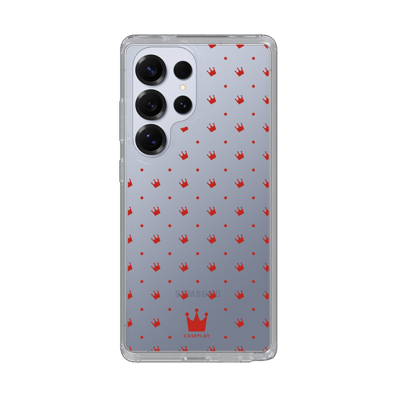 Slim Protection Case［ CASEPLAY Crown Dots Red ］