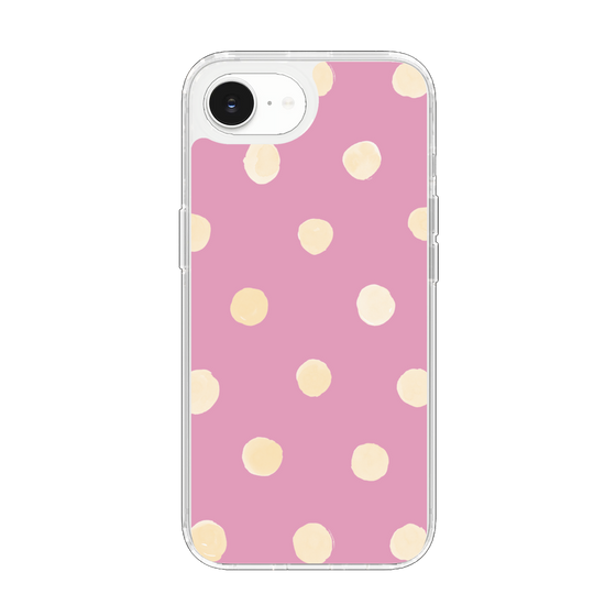 Slim Protection Case［ Watercolor Dots Retro Color - Pink ］