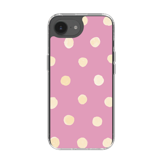 Slim Protection Case［ Watercolor Dots Retro Color - Pink ］